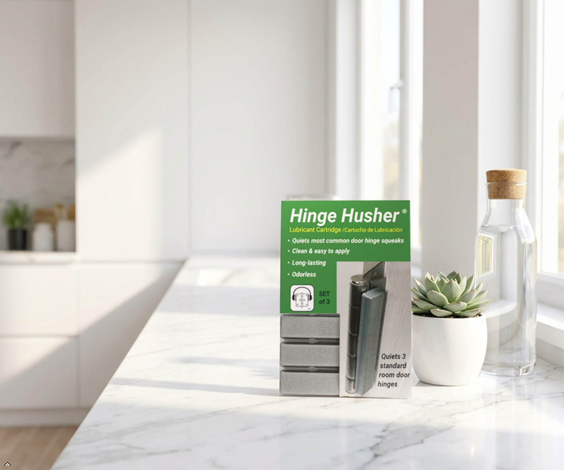 Hinge Husher - Squeaky Door Hinge Lubricant Cartridge
